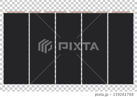 Illustration of a black noren (traditional Japanese curtain) Illustration of a black noren (traditional Japanese curtain) 139281788