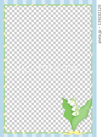 可愛いすずらんのイラスト背景素材ブルー 可愛いすずらんのイラスト背景素材ブルー 139282120
