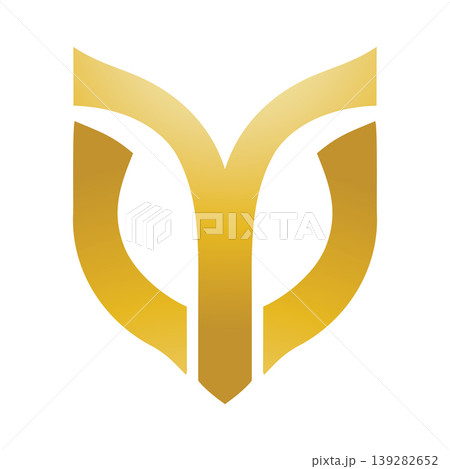 Clean Sharp Abstract Shield Symbol 139282652