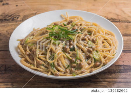納豆スパゲッティー 納豆スパゲッティー 139282662