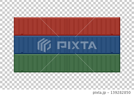 Illustration of a horizontally oriented container Illustration of a horizontally oriented container 139282850