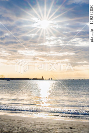 逗子海岸の夕景 逗子海岸の夕景 139282880