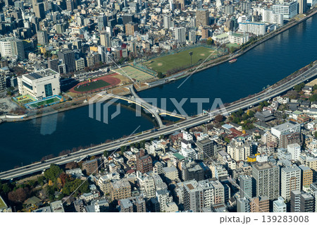 スカイツリーから見る東京の街 139283008