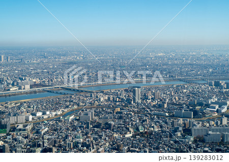 スカイツリーから見る東京の街 スカイツリーから見る東京の街 139283012