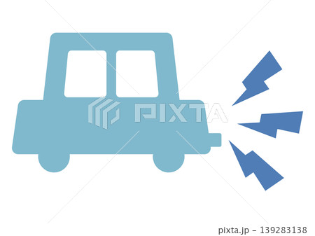 車の空ぶかし　騒音　アイコン　ベクターイラスト 139283138