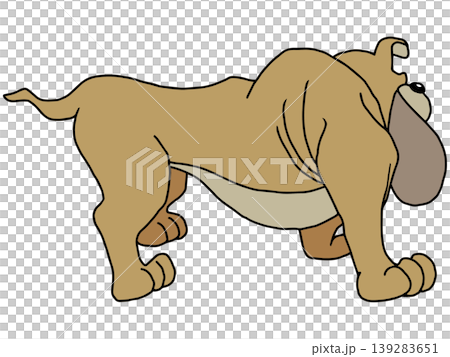 趣味動物插畫☆鬥牛犬 139283651