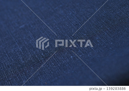 blue hemp viscose natural fabric cloth color, sackcloth rough texture of textile blue hemp viscose natural fabric cloth color, sackcloth rough texture of textile 139283886