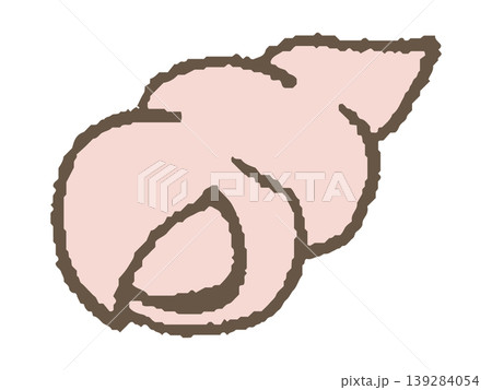 巻貝のイラスト 巻貝のイラスト 139284054