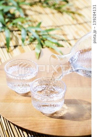 夏の日本酒イメージ　冷酒 139284131