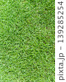 Close up of dense green grass blades creating a natural texture 139285254