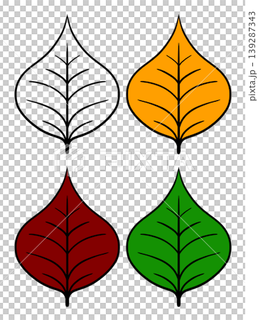 It is an illustration of a leaf. 139287343