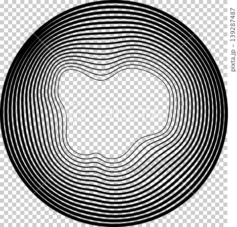Circles round shape with liquid dynamic line. Frame border gradient Circles round shape with liquid dynamic line. Frame border gradient 139287487