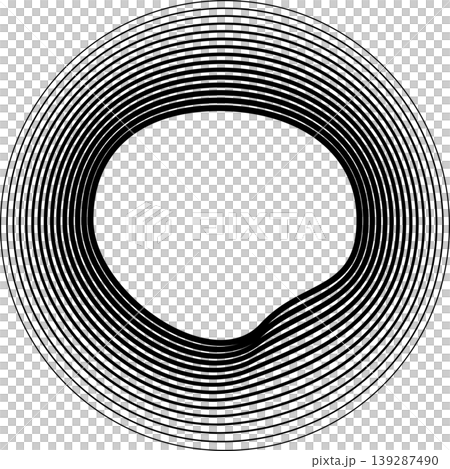 Circles round shape with liquid dynamic line. Frame border gradient Circles round shape with liquid dynamic line. Frame border gradient 139287490