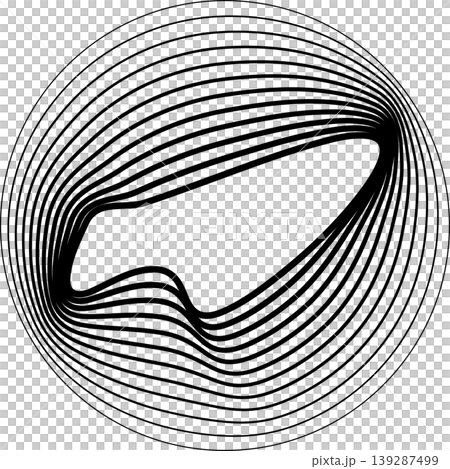 Circles round shape with liquid dynamic line. Frame border gradient Circles round shape with liquid dynamic line. Frame border gradient 139287499