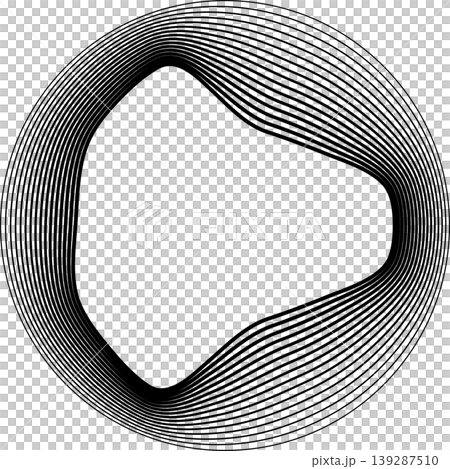 Circles round shape with liquid dynamic line. Frame border gradient Circles round shape with liquid dynamic line. Frame border gradient 139287510
