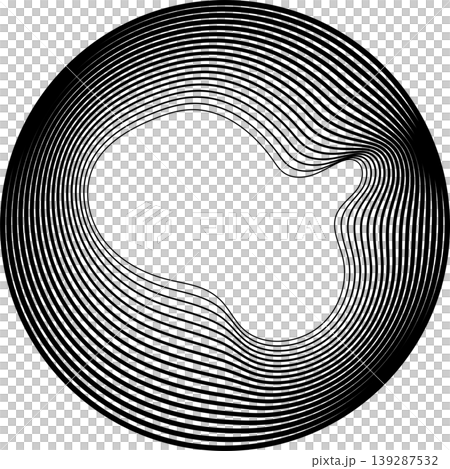 Circles round shape with liquid dynamic line. Frame border gradient Circles round shape with liquid dynamic line. Frame border gradient 139287532