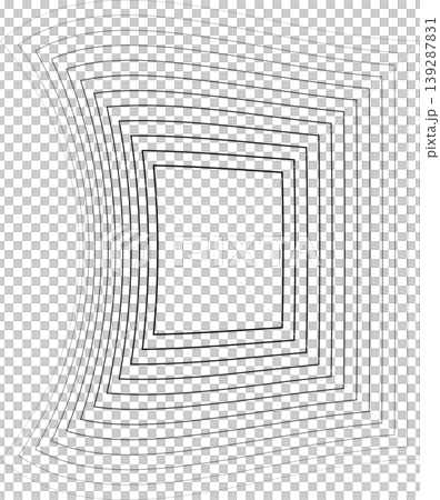 Square amorphous shapes with blending line gradient 139287831