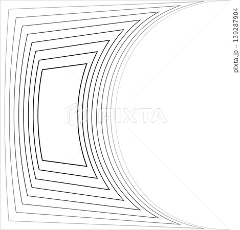 Square amorphous shapes with blending line gradient Square amorphous shapes with blending line gradient 139287904