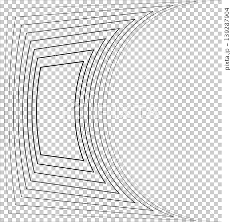 Square amorphous shapes with blending line gradient Square amorphous shapes with blending line gradient 139287904