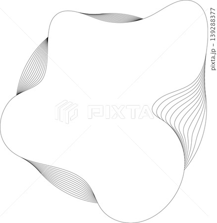 Circle fluid white overlapping for banner, web, badges, tag 139288377