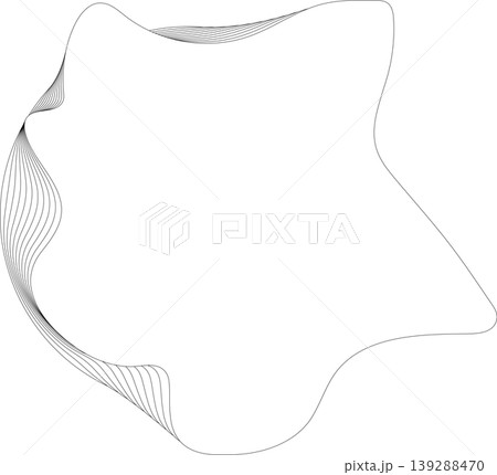 Circle fluid white overlapping for banner, web, badges, tag 139288470