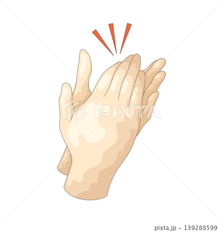 Illustration of Hand Clap Illustration of Hand Clap 139288599