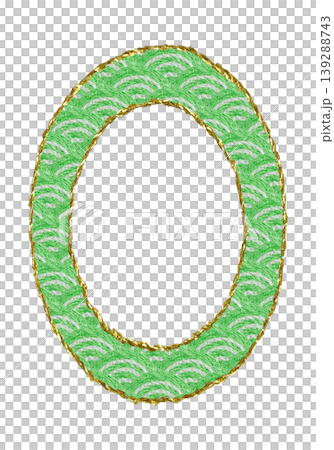 【日式垂直框,飾以青海波紋圖案】手工刺繡插畫材質 【日式垂直框,飾以青海波紋圖案】手工刺繡插畫材質 139288743