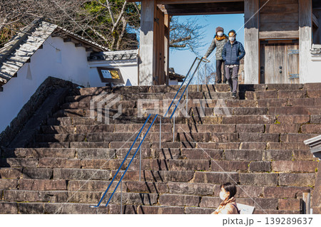 掛川市のの掛川城の風景(静岡県) 139289637