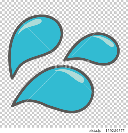 Sweat/water splash icon Sweat/water splash icon 139289875