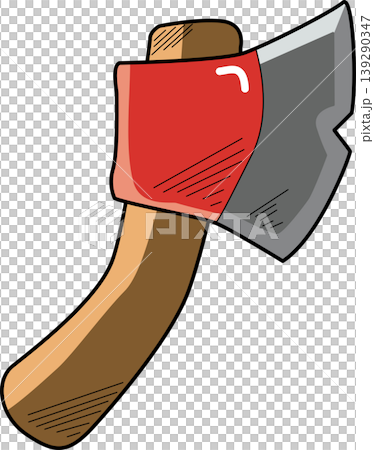 The axe icon. Flat illustration axe vector icon for web design The axe icon. Flat illustration axe vector icon for web design 139290347