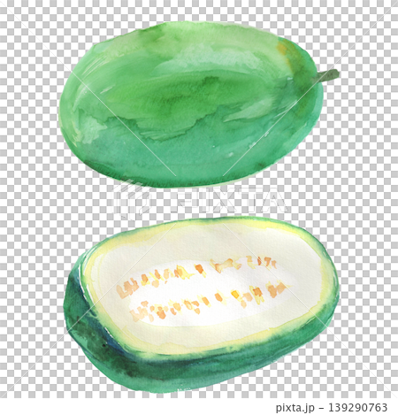 冬瓜水彩插畫集 139290763