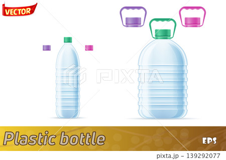 plastic bottle for drinking water transparent vector illustration isolated plastic bottle for drinking water transparent vector illustration isolated 139292077