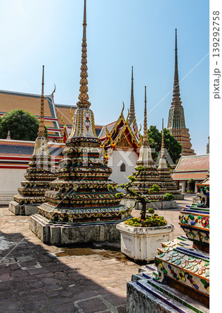Temple of the Reclining Buddha in Bangkok, Thailand. Temple of the Reclining Buddha in Bangkok, Thailand. 139292758