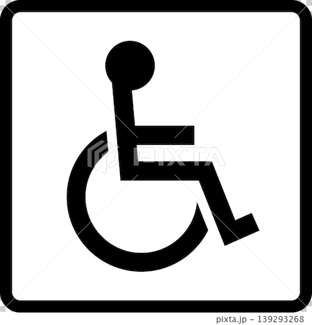 Wheelchair icon 139293268