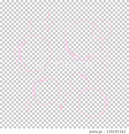 大人可愛いピンクの泡イラスト素材(黒背景 / 夢かわ / シャボン玉 / きらきら) 大人可愛いピンクの泡イラスト素材(黒背景 / 夢かわ / シャボン玉 / きらきら) 139295162
