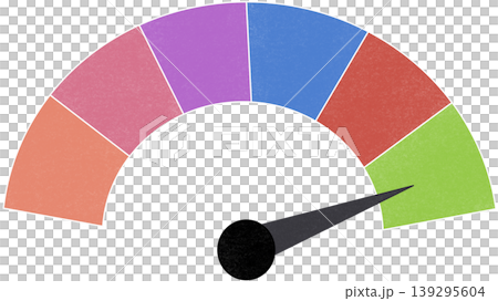 speedometer chart illustration speedometer chart illustration 139295604