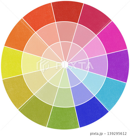 color wheel illustration color wheel illustration 139295612