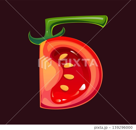 Cartoon barbecue font, BBQ tomato slice 5 five number typeface, barbeque ABC English type alphabet digit. Food grilling font vector typeface figure. Barbeque type number with ripe tomato slice Cartoon barbecue font, BBQ tomato slice 5 five number typeface, barbeque ABC English type alphabet digit. Food grilling font vector typeface figure. Barbeque type number with ripe tomato slice 139296000