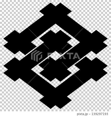 家紋です。組合せ井桁といいます。 139297193