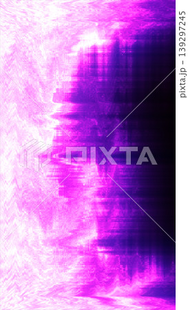 Abstract magenta glitch texture with bright neon light, digital distortion, and futuristic energy for technology backgrounds. 139297245