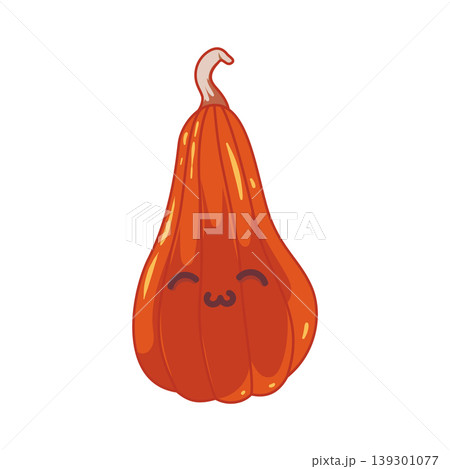 Illustration of halloween pumpkin in cartoon style. Design elements for logo, emblem, sign. Vector illustration Illustration of halloween pumpkin in cartoon style. Design elements for logo, emblem, sign. Vector illustration 139301077