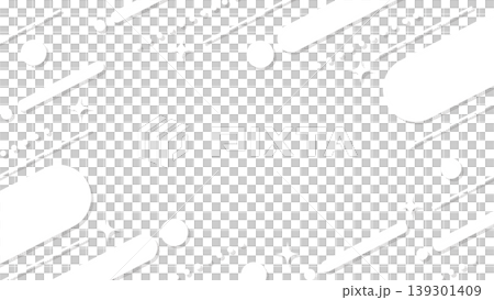 ネオンゆめかわ水色ピンクグラデーションの、細線グリッドのチェックとメンフィスの背景 横長16:9 139301409