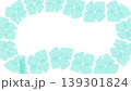水彩風あじさいのフレーム 139301824