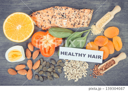 Various nutritious products or ingredients containing vitamins Various nutritious products or ingredients containing vitamins 139304087