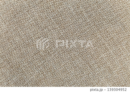 Gray beige linen canvas surface background. Sackcloth design, ecological cotton textile, fashionable woven flex burlap. Gray beige linen canvas surface background. Sackcloth design, ecological cotton textile, fashionable woven flex burlap. 139304952
