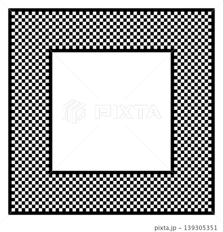 modern geometric checkered square frame vector modern geometric checkered square frame vector 139305351