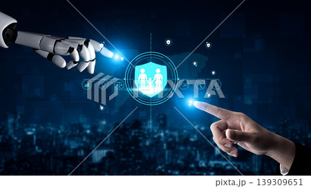 AI-powered Family Protection and Life Insurance Planning Motif AI-powered Family Protection and Life Insurance Planning Motif 139309651