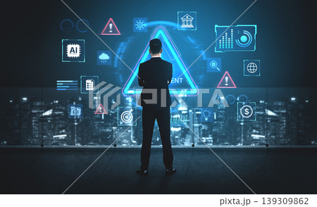AI Risk Management Dashboard with Predictive Analytics and Warning Alert. Corpus AI Risk Management Dashboard with Predictive Analytics and Warning Alert. Corpus 139309862