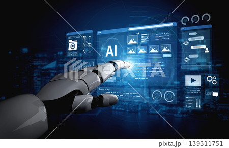 AI generation dashboard for prompts analytics monitoring and workflow control. Corpus 139311751