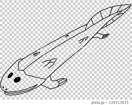 提克塔利克魚的普普藝術風格插圖 139313015